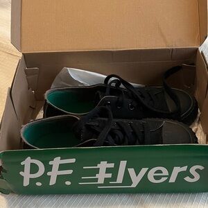 P.F. Flyers Black Low-Top Sneakers